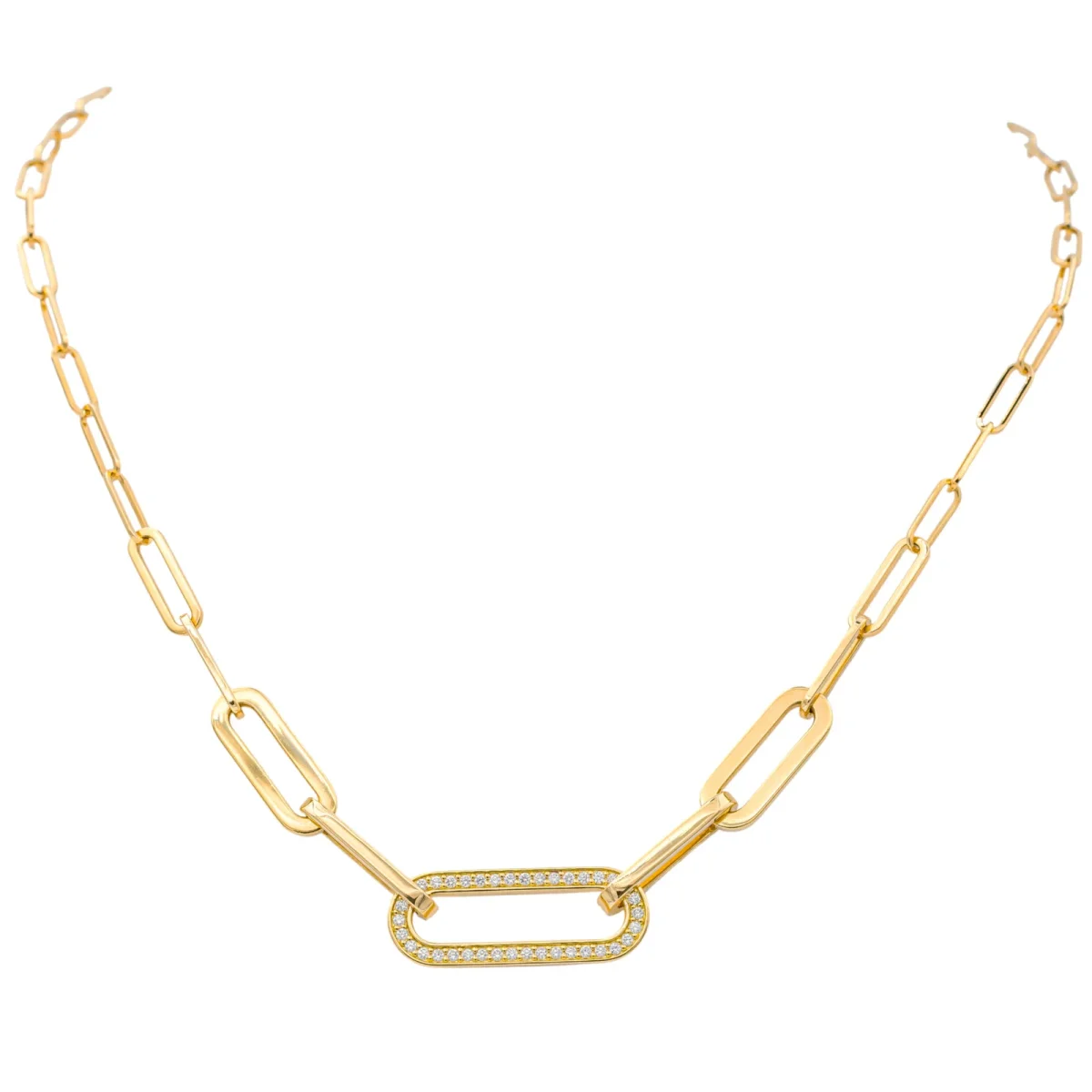 Dinh van Collier Maillon l Or jaune