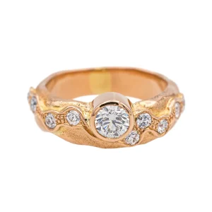 Bague Or rose Diamant