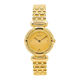 Zenith Montre  Or jaune Diamant
