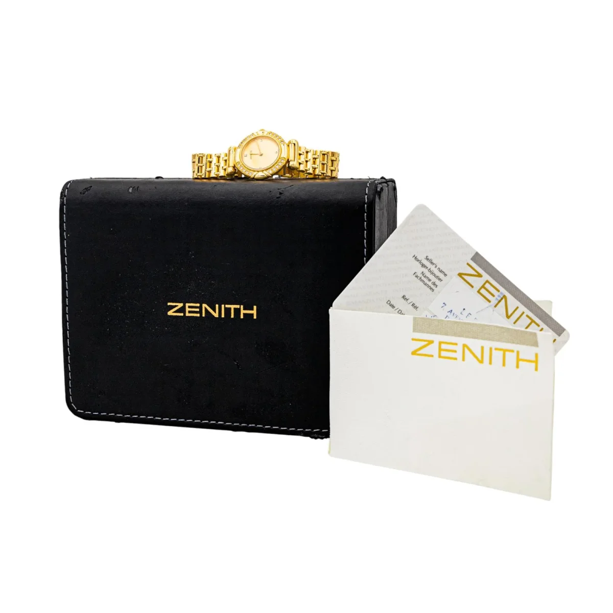 Zenith Montre Or jaune Diamant – Image 4
