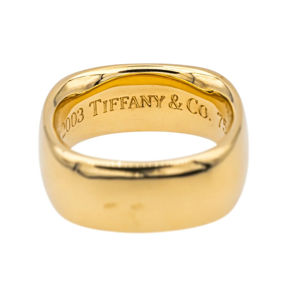 Tiffany & co Bague Carrée Or jaune – Image 4