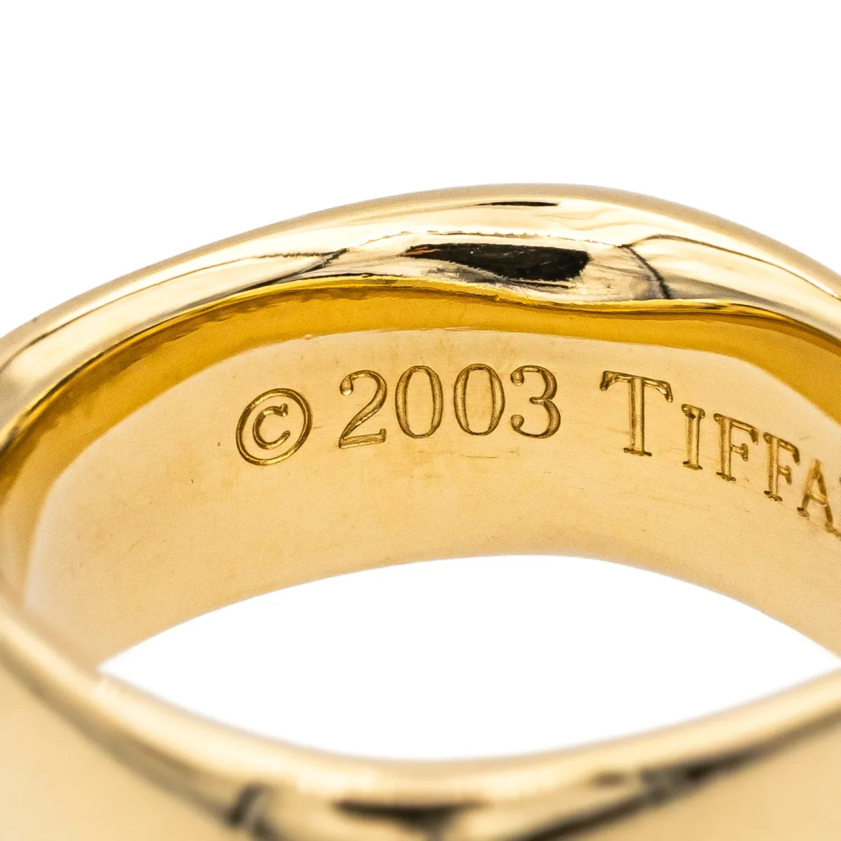 Tiffany & co Bague Carrée Or jaune – Image 6