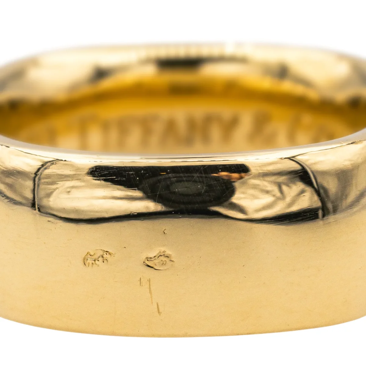 Tiffany & co Bague Carrée Or jaune – Image 7