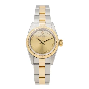 Rolex Montre Oyster perpetual Acier, Or jaune