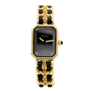 Chanel Montre Première Plaqué or
