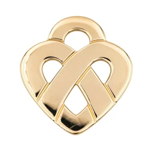 Poiray Pendentif Cœur entrelacé Or jaune