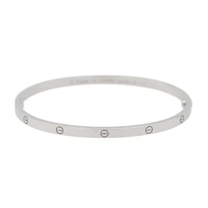 Cartier Bracelet Jonc Love Or blanc