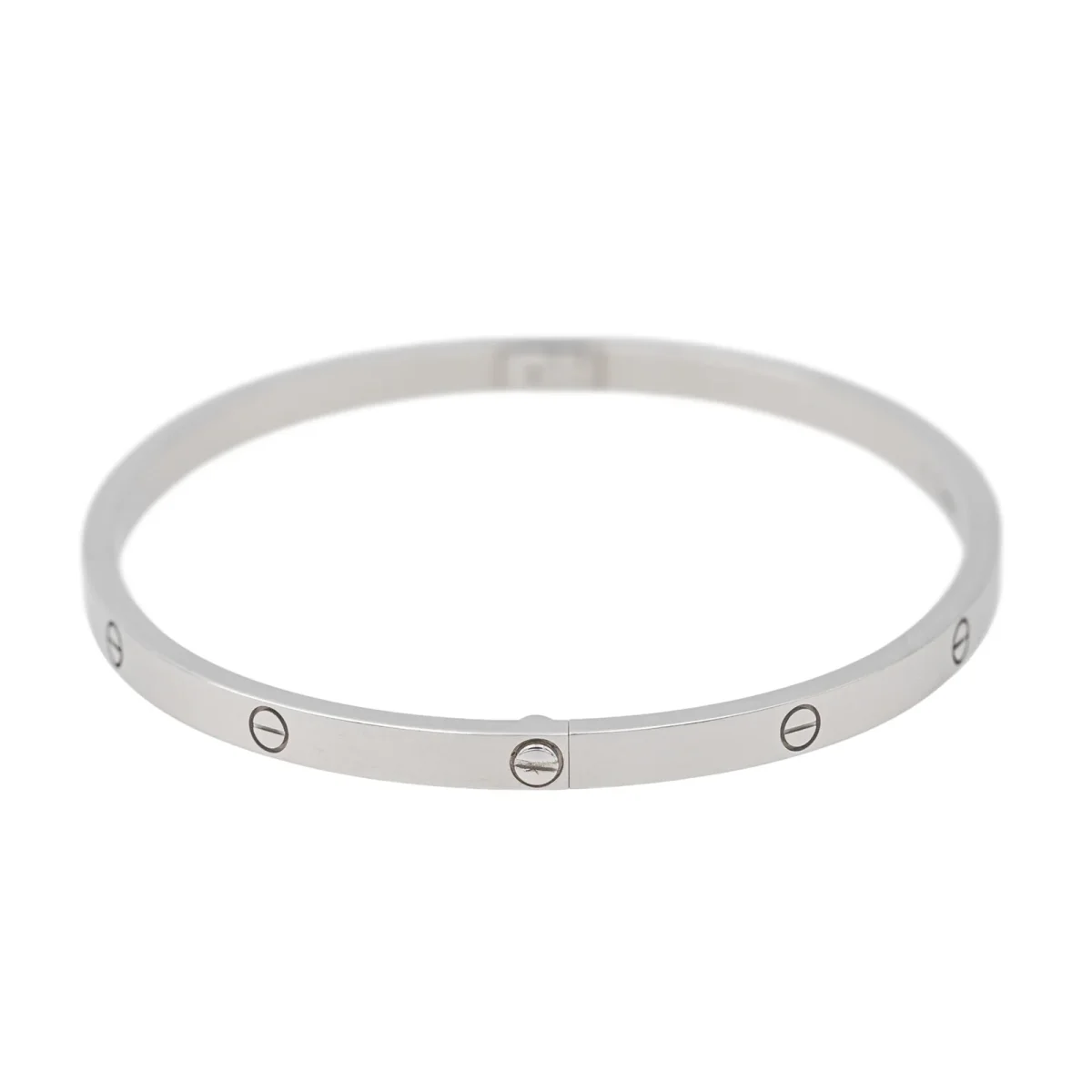 Cartier Bracelet Jonc Love Or blanc – Image 5