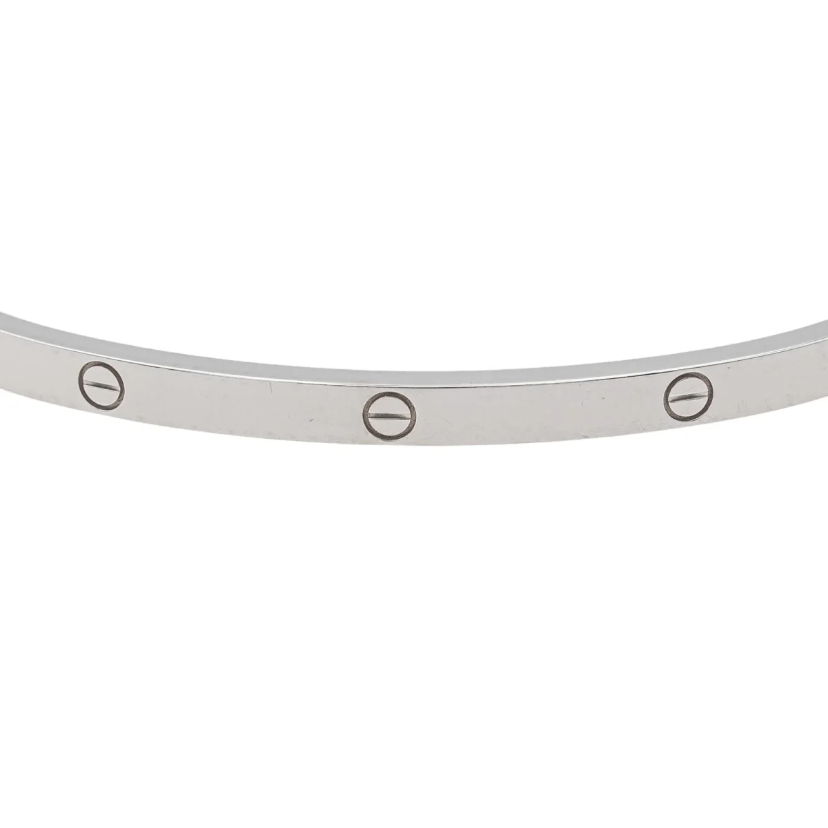 Cartier Bracelet Jonc Love Or blanc – Image 6