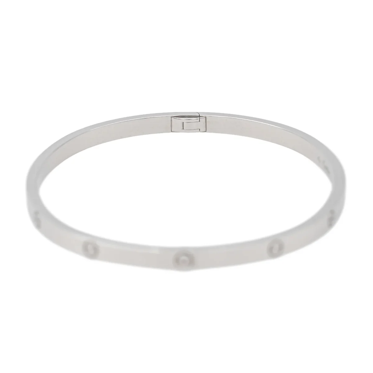 Cartier Bracelet Jonc Love Or blanc – Image 7