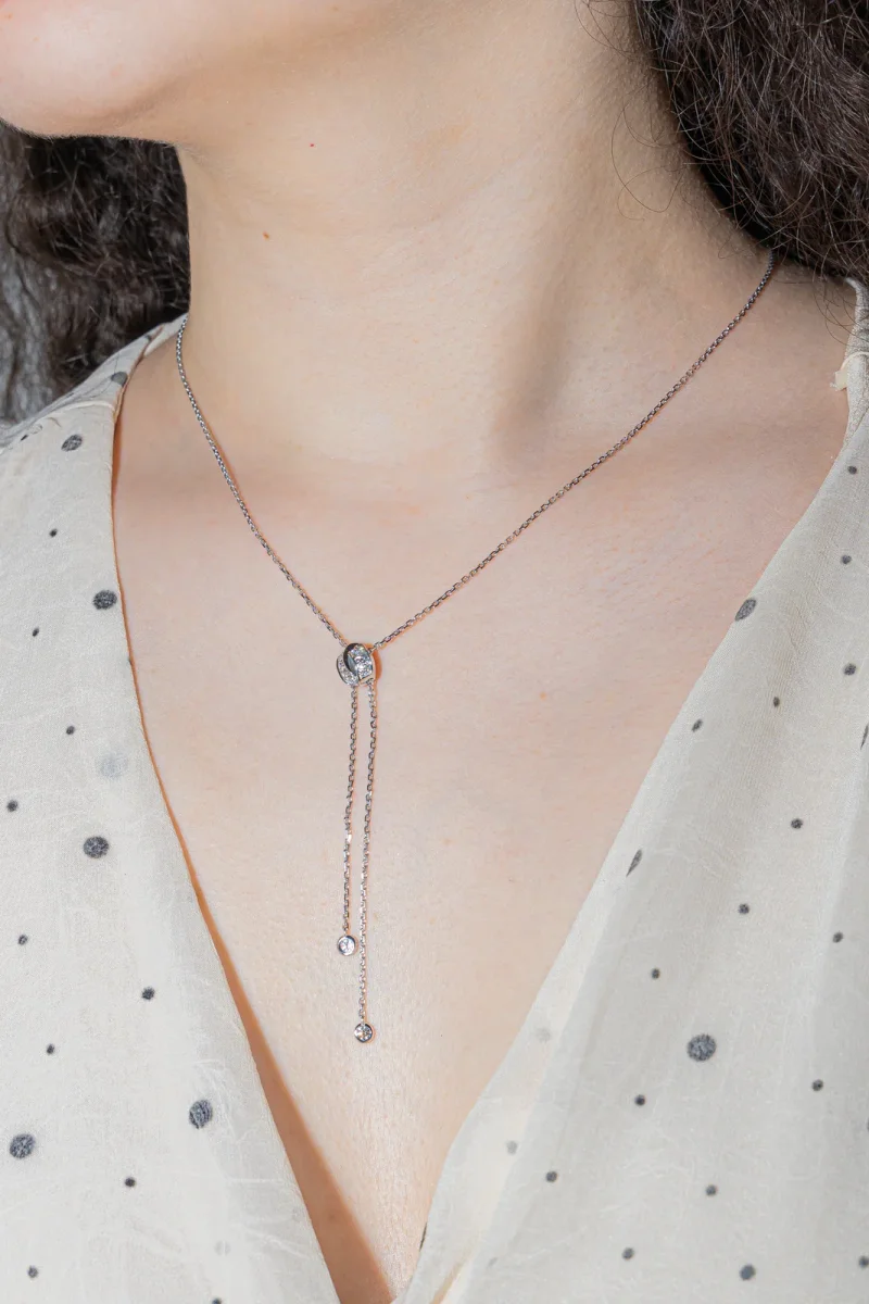 Chaumet Collier Négligé Lien séduction Or blanc Diamant – Image 3