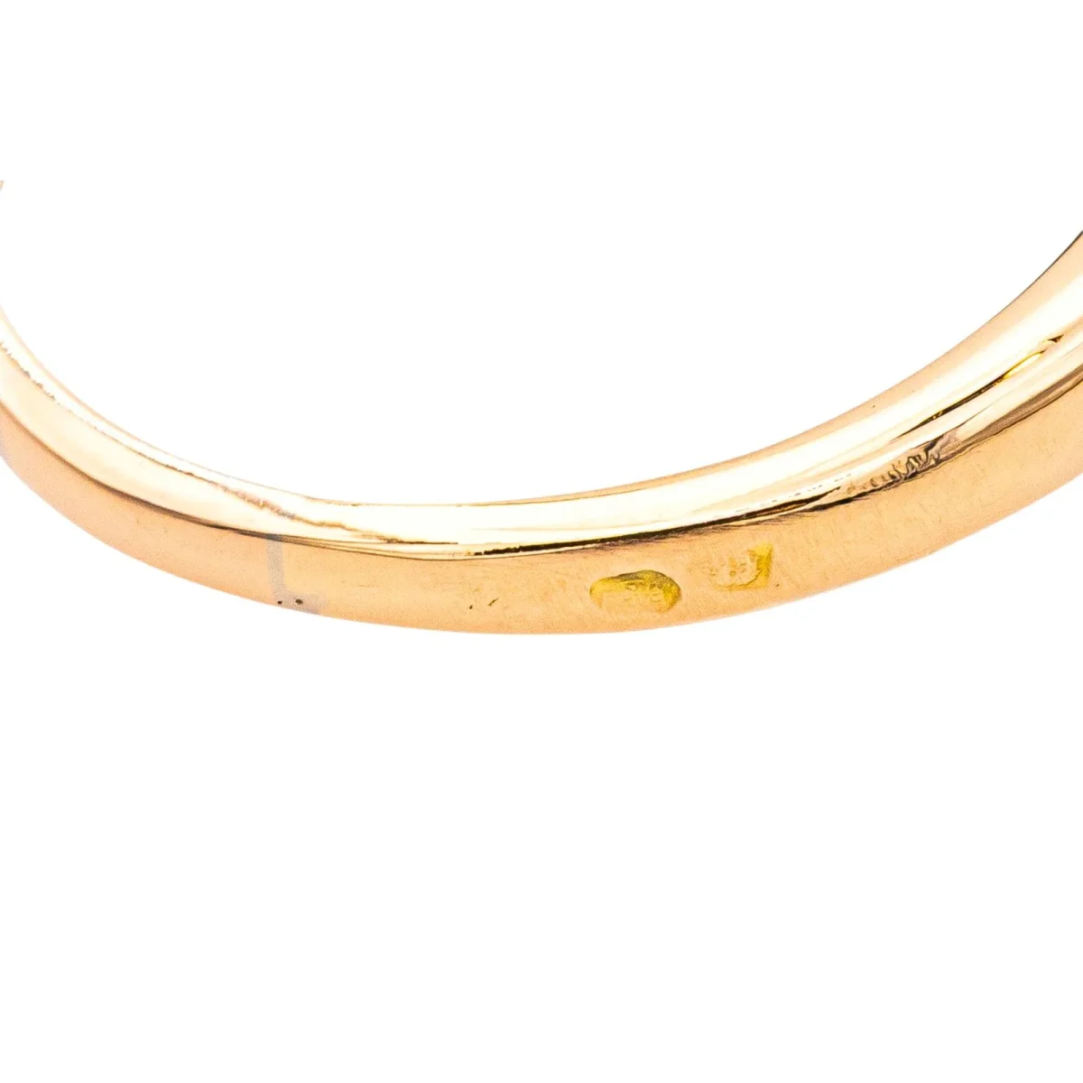 Bague Marguerite Or rose, Platine Diamant – Image 8