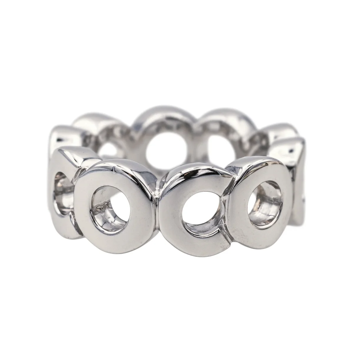 Chanel Bague Coco Or blanc – Image 2