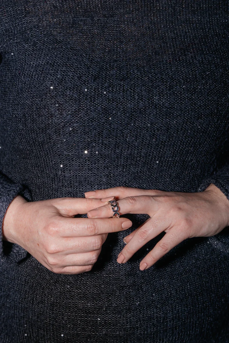 Chanel Bague Coco Or blanc – Image 3