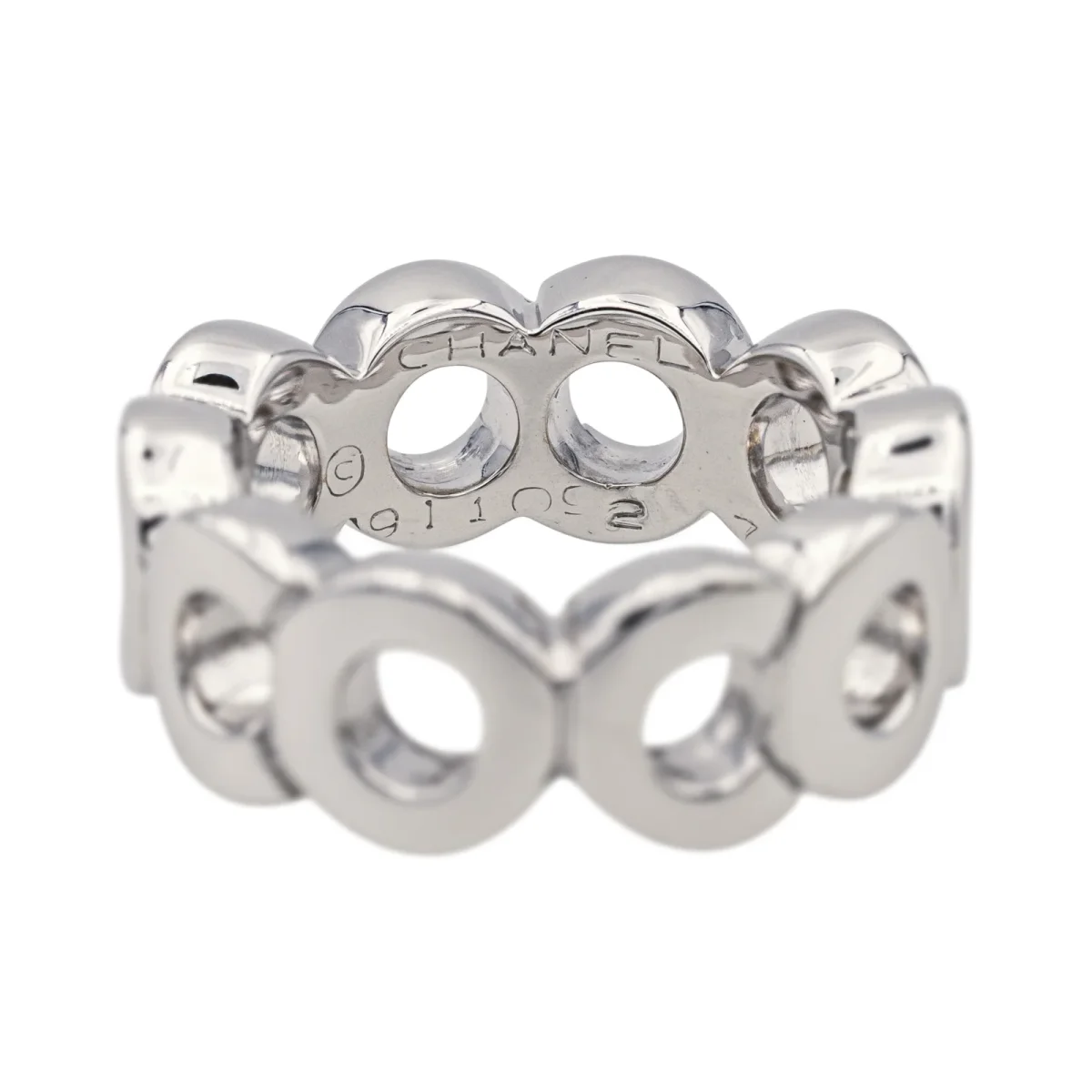 Chanel Bague Coco Or blanc – Image 7