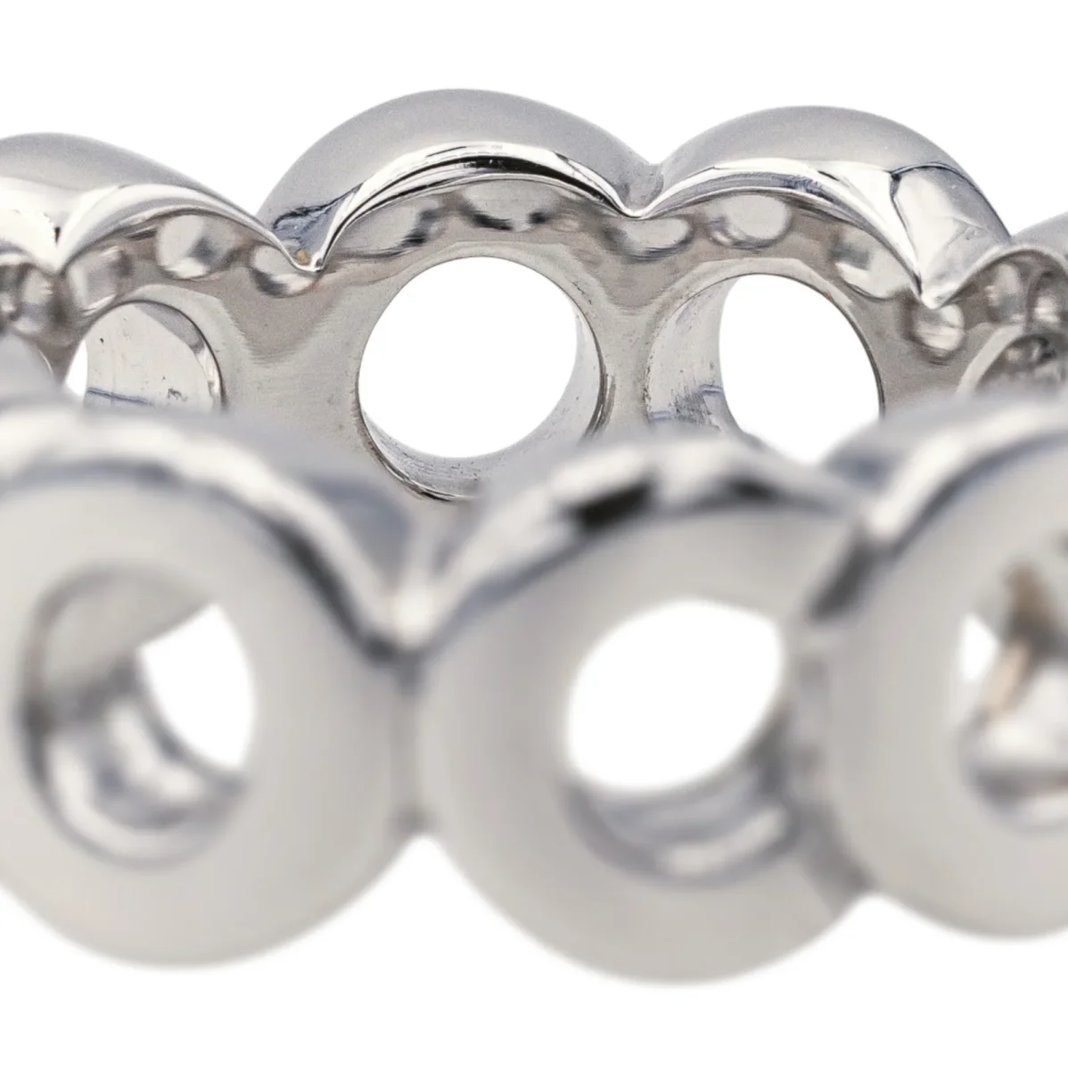 Chanel Bague Coco Or blanc – Image 8