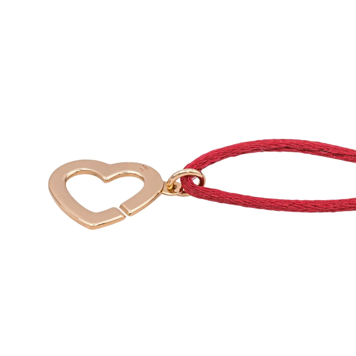 Dinh van Bracelet Cordon Double coeur Or rose – Image 9