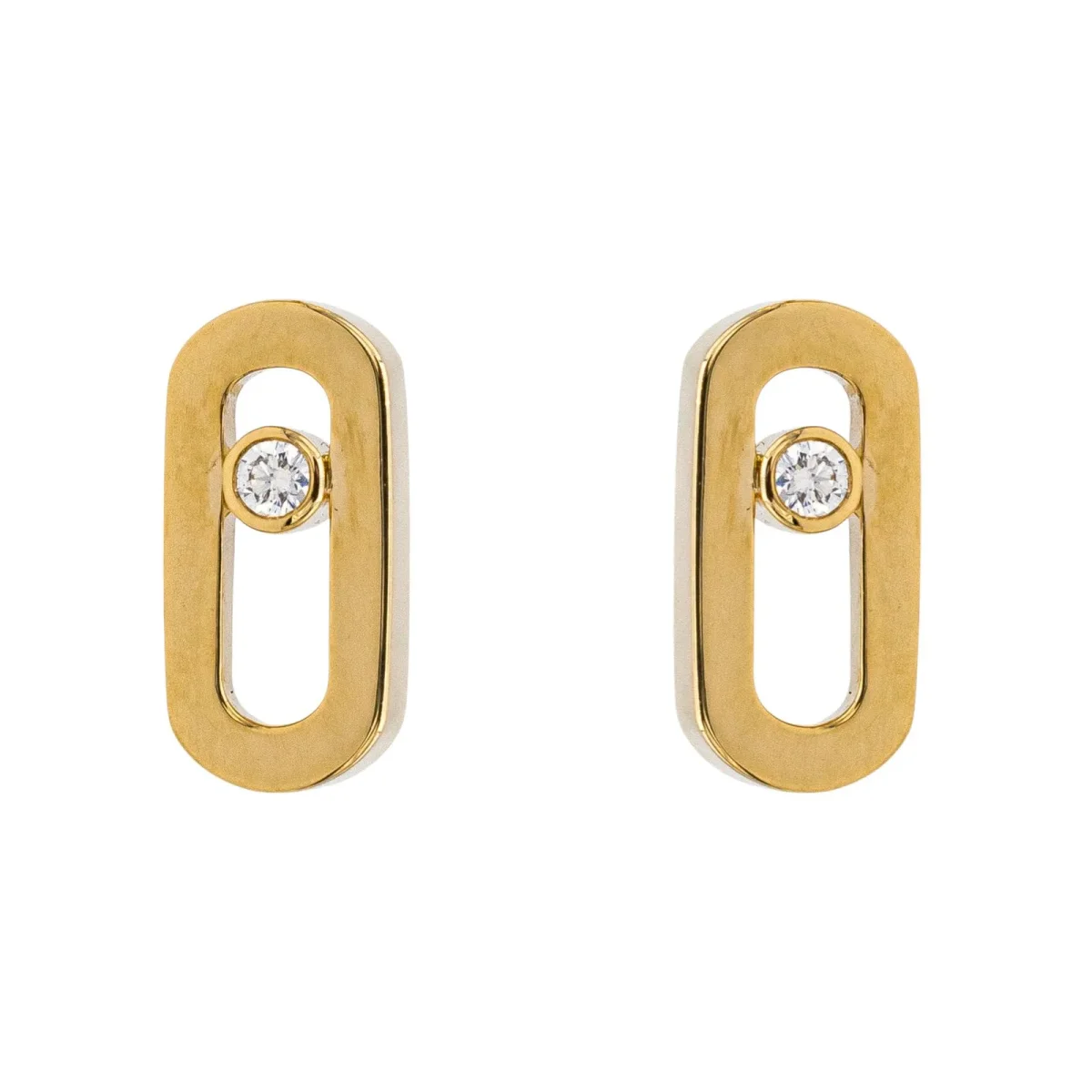 Messika Boucles d'oreilles Move uno Or jaune Diamant – Image 2