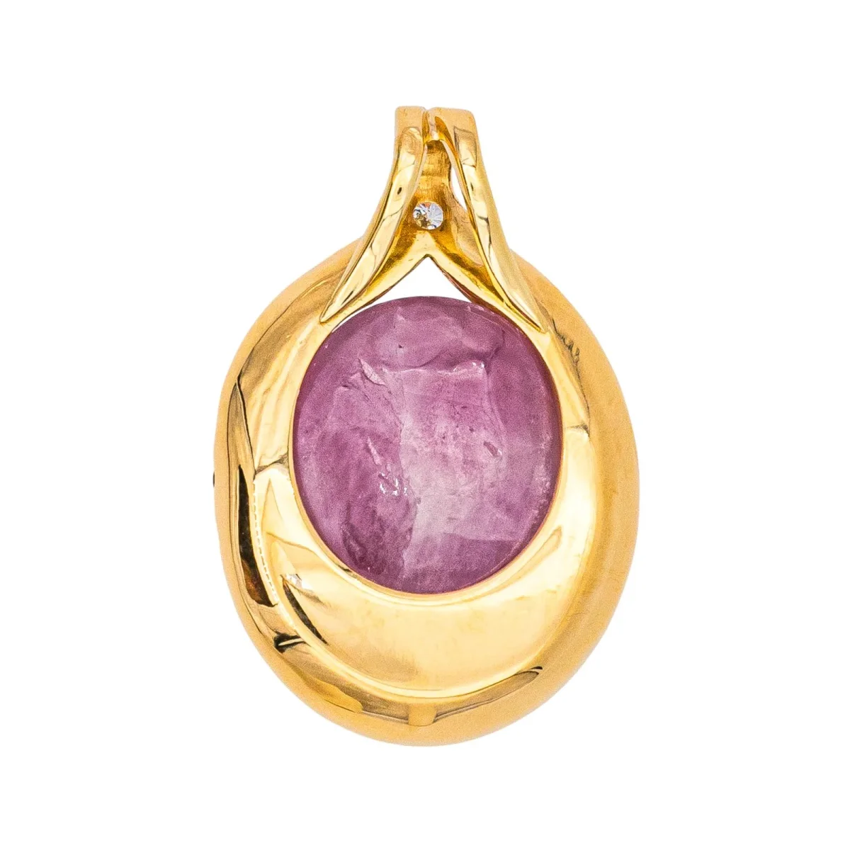 Pendentif Or jaune Rubis, Diamant – Image 5