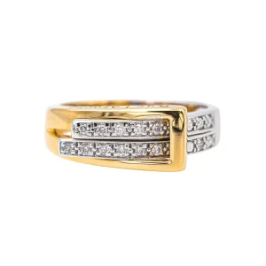 Guy laroche Bague  Or jaune, Or blanc Diamant