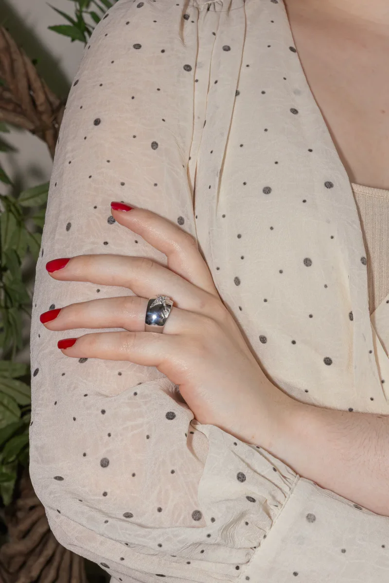 Mauboussin Bague Etoile divine Or blanc Diamant – Image 3