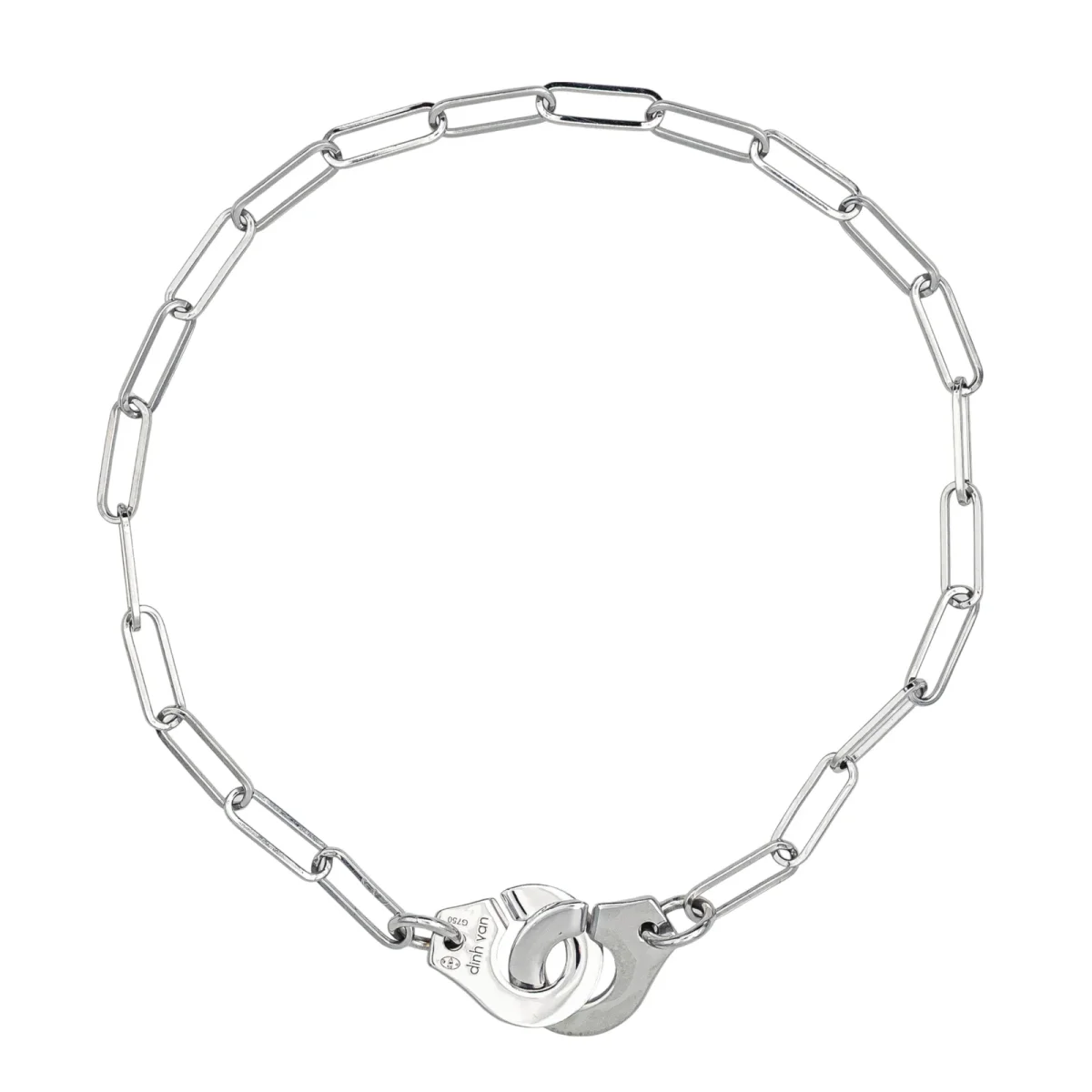 Dinh van Bracelet Menottes Or blanc