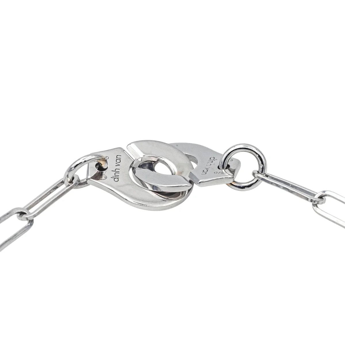 Dinh van Bracelet Menottes Or blanc – Image 9