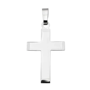 Pendentif Croix Or blanc