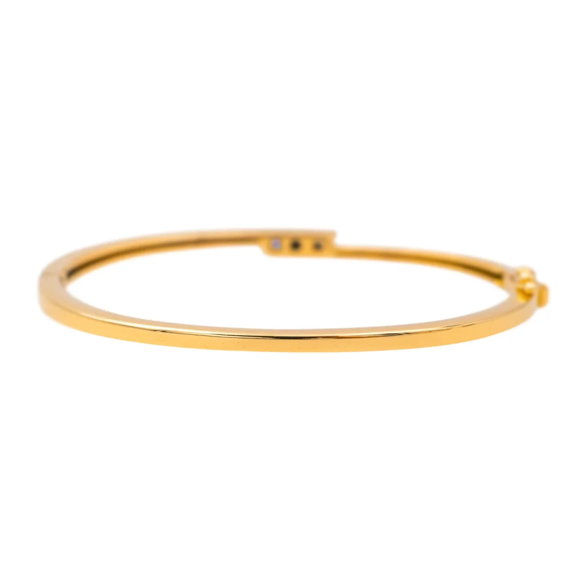 Bracelet Jonc Or jaune Diamant – Image 5