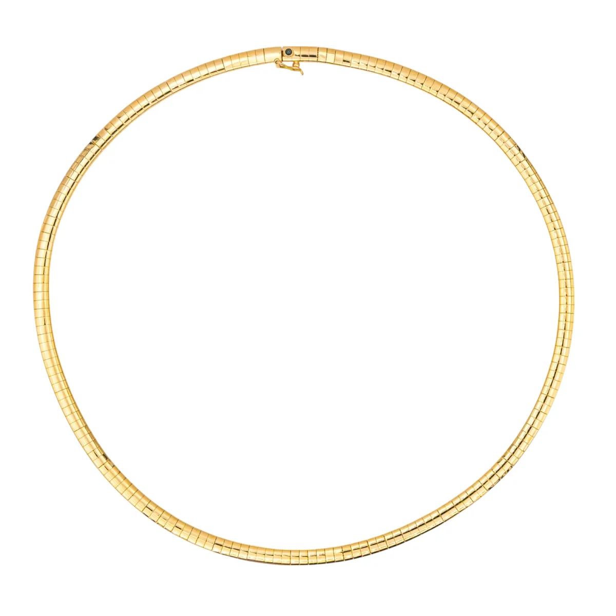 Caplain saint andré Collier Maille omega Or jaune – Image 4