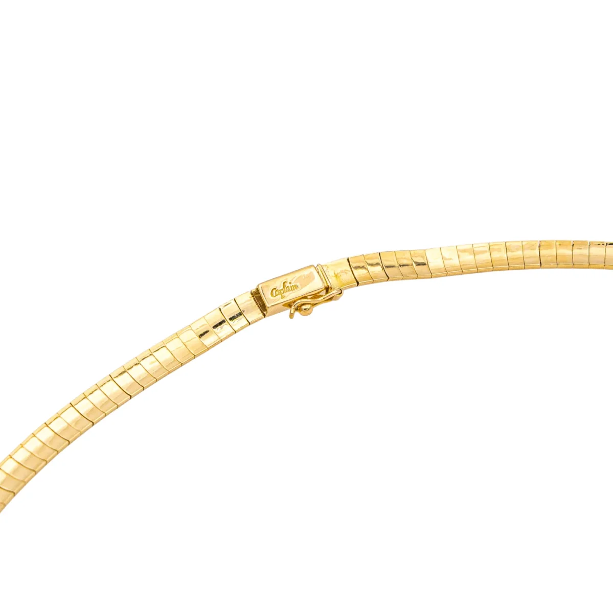 Caplain saint andré Collier Maille omega Or jaune – Image 7