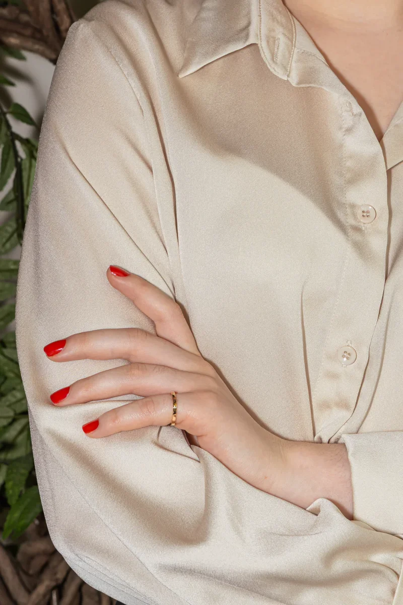 Dinh van Bague Alliance Carrée Or rose – Image 3