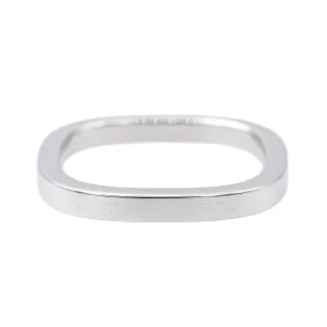 Dinh van Bague Alliance Carrée Or blanc