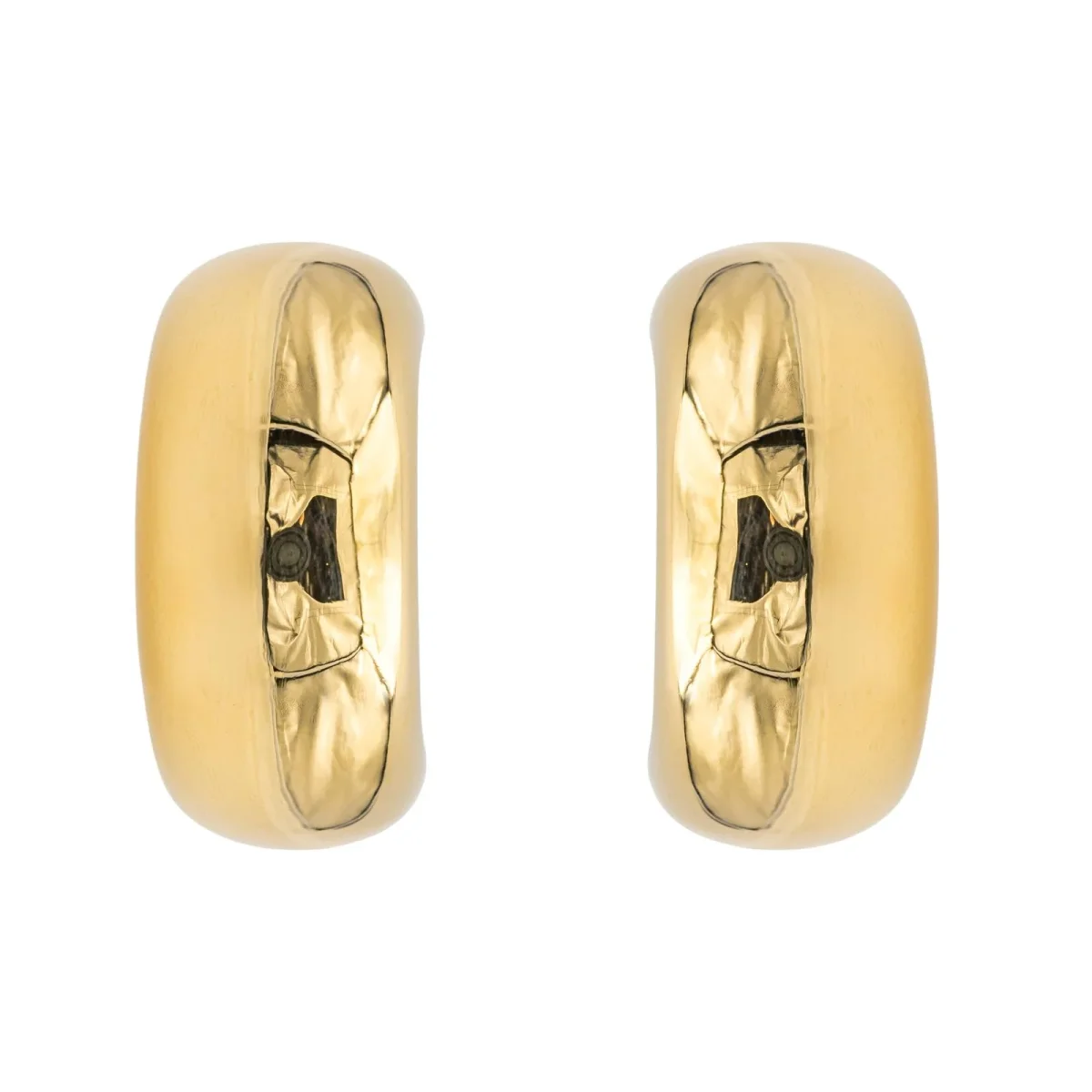 Mauboussin Boucles d'oreilles Demi créoles Or jaune – Image 2