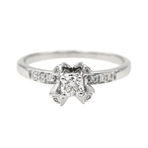 Mauboussin Bague Solitaire Sacré désir Or blanc Diamant