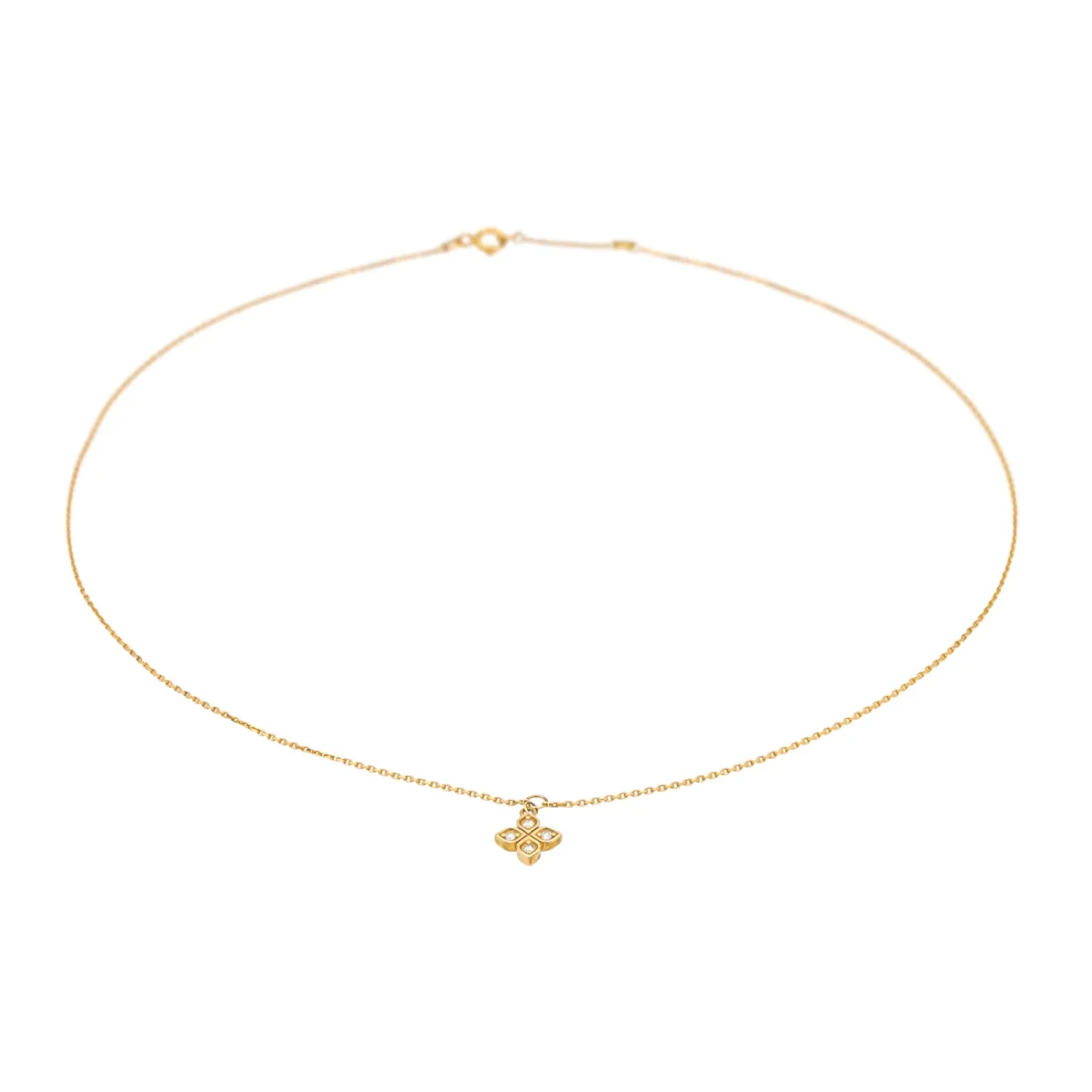 Collier Or jaune Diamant – Image 7