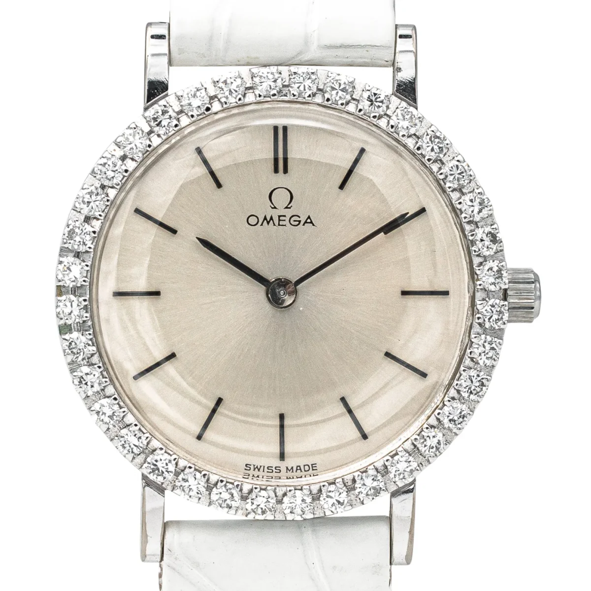 Oméga Montre Or blanc Diamant – Image 5