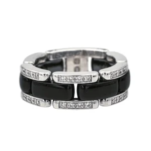 Chanel Bague Ultra Or blanc, Céramique Diamant