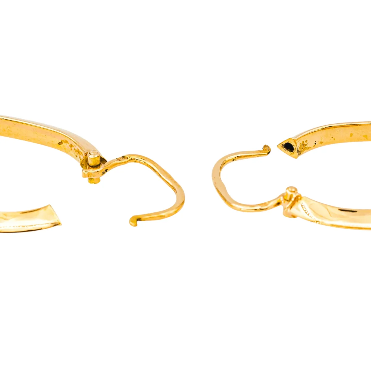 Boucles d'oreilles Créoles Or jaune – Image 7