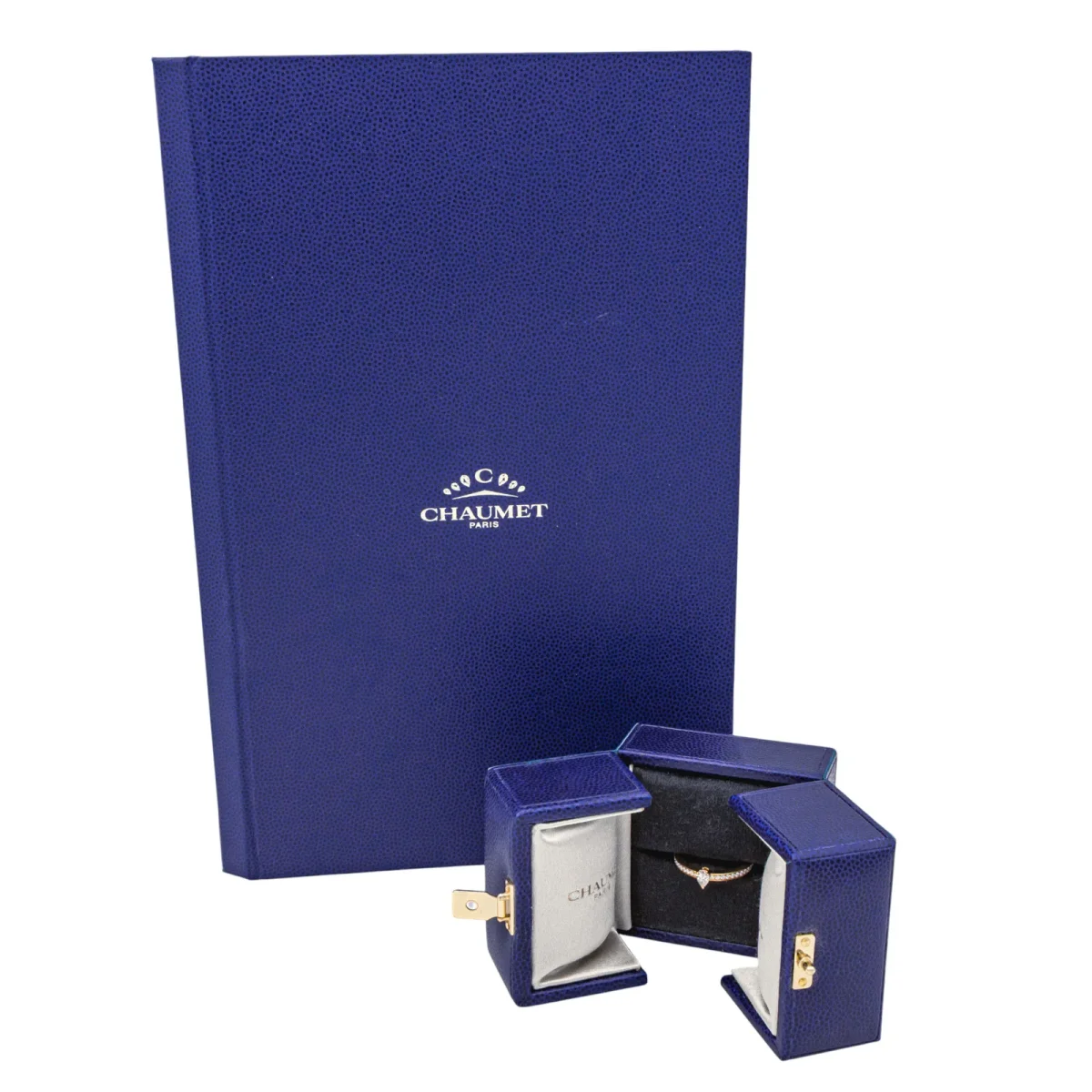 Chaumet Bague Solitaire Josephine éclat d'éternité Or rose Diamant – Image 4