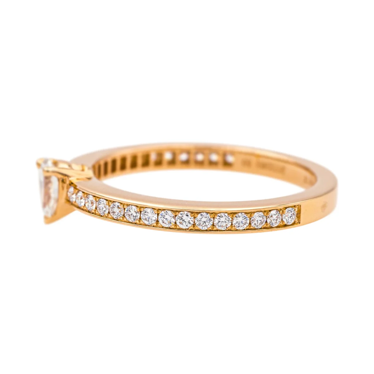 Chaumet Bague Solitaire Josephine éclat d'éternité Or rose Diamant – Image 6