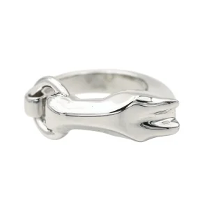 Hermès Bague Galop Argent