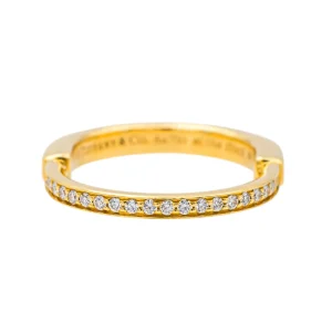 Tiffany & co Bague Lock Or jaune Diamant