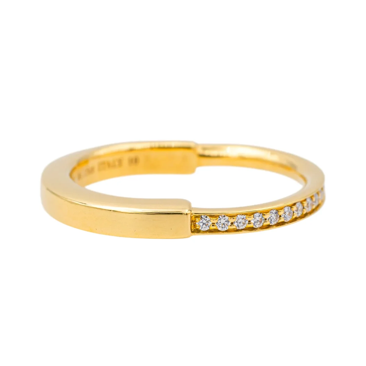 Tiffany & co Bague Lock Or jaune Diamant – Image 9