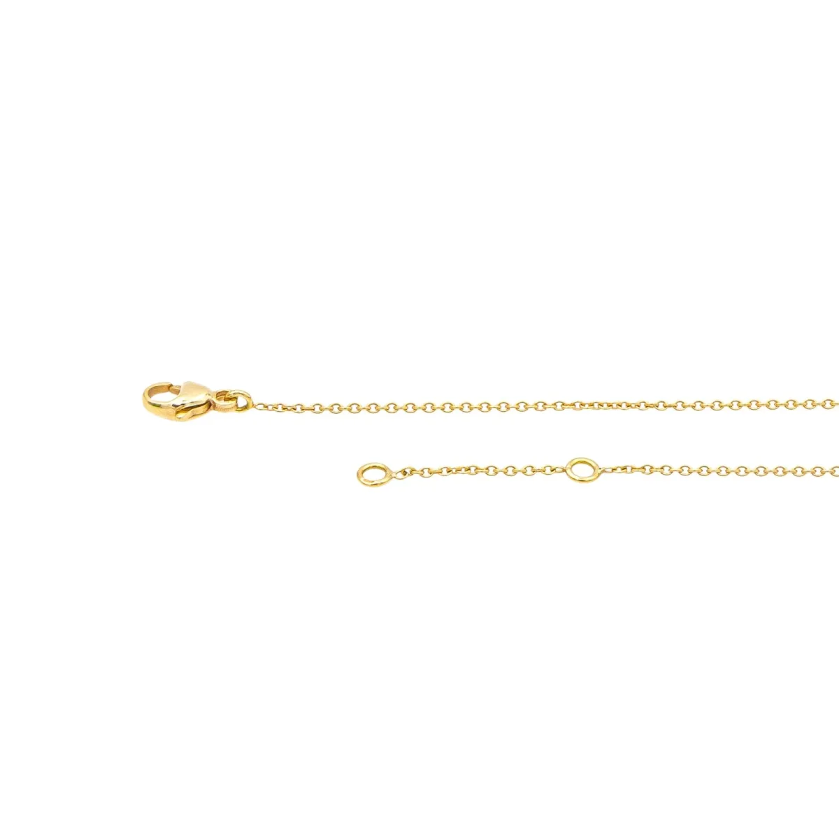 Collier Solitaire Or jaune Diamant – Image 6
