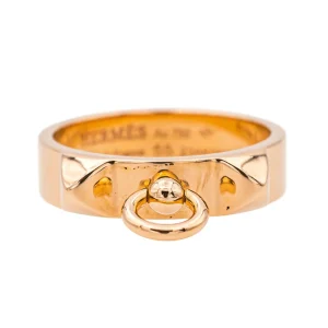 Hermès Bague Collier de chien Or rose