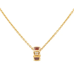 Bulgari Collier Serpenti Or rose Cornaline, Diamant