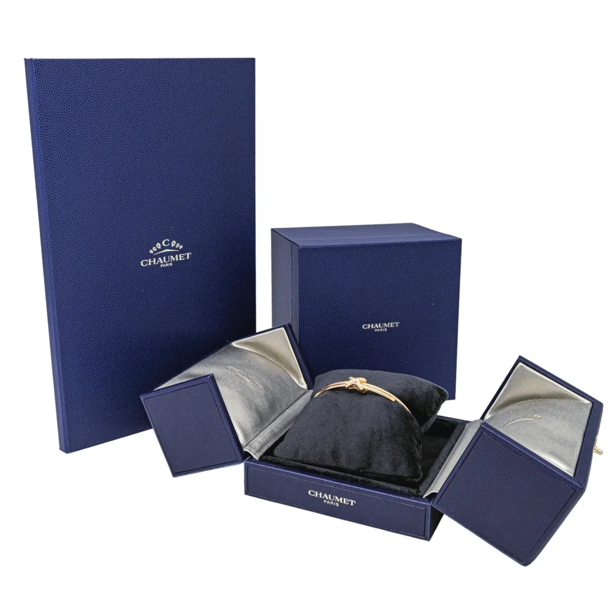 Chaumet Bracelet Jonc Liens Or rose Diamant – Image 4