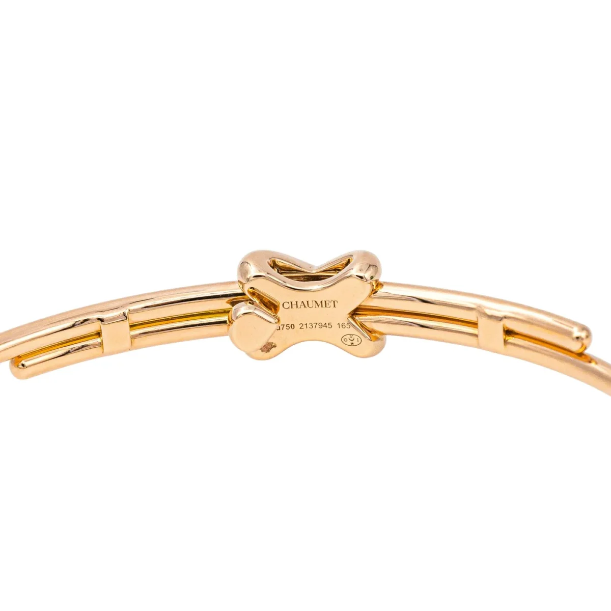 Chaumet Bracelet Jonc Liens Or rose Diamant – Image 7