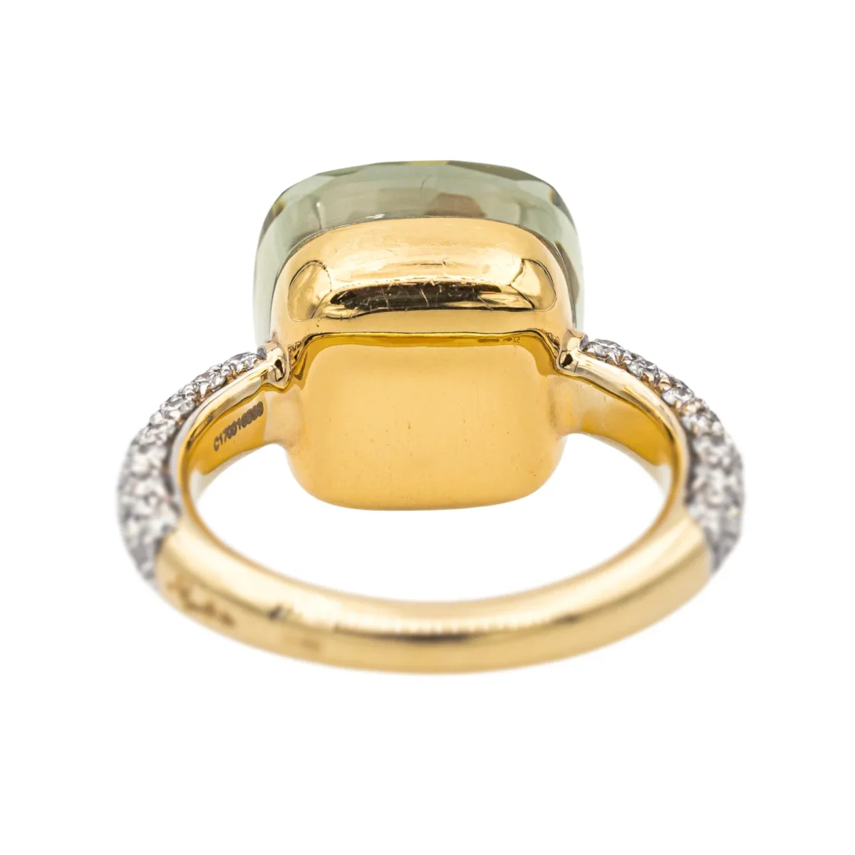 Pomellato Bague Nudo Or rose Prasiolite, Diamant – Image 8
